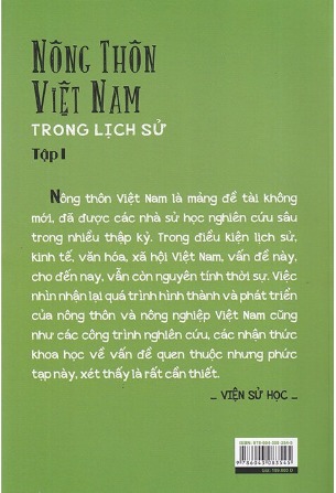 Nông Thôn Việt Nam Trong Lịch Sử Viện Sử Học