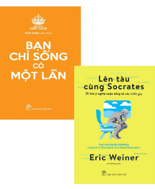 Combo (2 Cuốn Sách) Bạn Chỉ Sống Có Một Lần + Lên Tàu Cùng Socrates - Đi Tìm Ý Nghĩa Cuộc Sống Từ Các Triết Gia