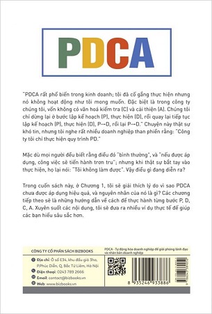 PDCA: Tự Động Hóa Doanh Nghiệp Để Giải Phóng Lãnh Đạo Và Nhân Bản Doanh Nghiệp - Shinya Kawahara