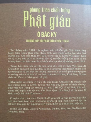 Phong Trào Chấn Hưng Phật Giáo Ở Bắc Kỳ Ninh Thị Sinh
