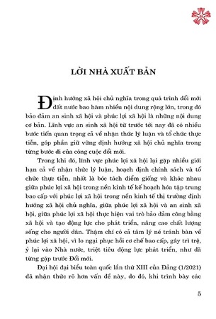 Sách Phúc lợi xã hội góp phần bảo đảm định hướng xã hội chủ nghĩa ở Việt Nam trong thời kỳ mới - PGS. TS. Đoàn Minh Huấn