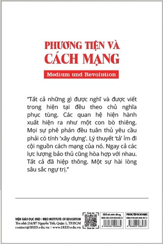 Phương tiện và Cách mạng (Medium Und Revolution) Peter Trawny