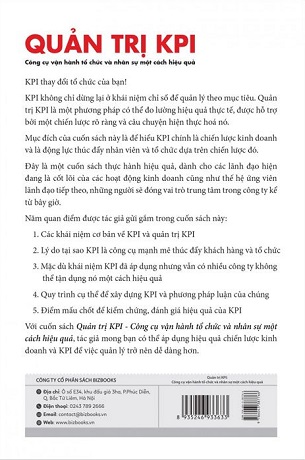 Quản Trị KPI - Công Cụ Vận Hành Tổ Chức Và Nhân Sự Một Cách Hiệu Quả - Kazuya Kusumoto