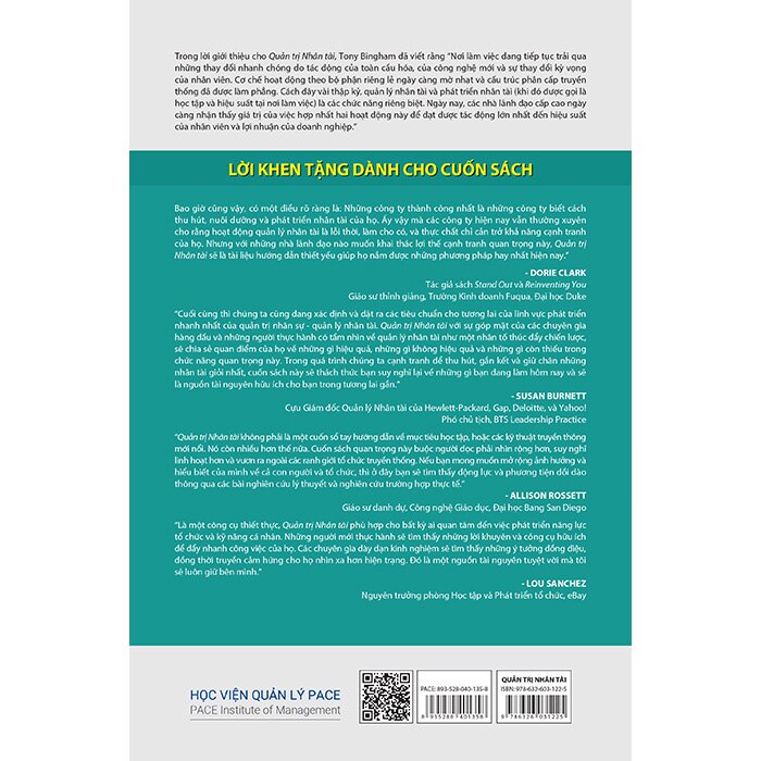Sách Quản Trị Nhân Tài (Bìa Cứng) Terry Bickham
