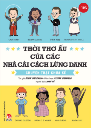 Combo 6 quyển Thời Thơ Ấu Của Các Đại Văn Hào - Các Tổng Thống Mỹ - Các Huyền Thoại Thể Thao - Các Nhà Khoa Học Tài Danh - Các Thiên Tài Nghệ Thuật -David Stabler - Thời Thơ Ấu Của Các Nhà Cải Các Lừn - Doogie Horner