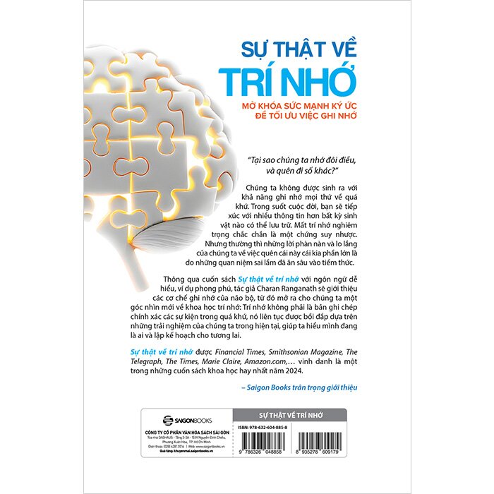 Sự Thật Về Trí Nhớ (Charan Ranganath, PHD)