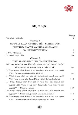 Sách Phát huy giá trị văn hóa, sức mạnh con người Việt Nam trong công cuộc xây dựng và phát triển đất nước (Sách chuyên khảo) - PGS.TS. Nguyễn Duy Bắc, PGS.TS. Vũ Thị Phương Hậu