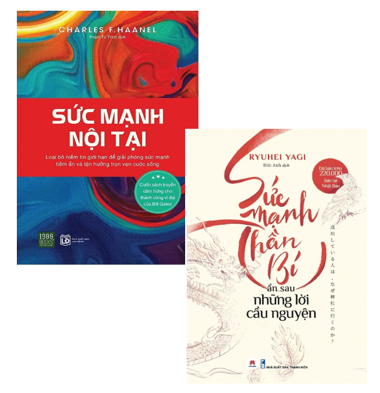 Combo (2 Cuốn Sách) Sức Mạnh Thần Bí Ẩn Sau Những Lời Cầu Nguyện + Sức Mạnh Nội Tại ( Charles F. Haanel, Ryuhei Yagi)