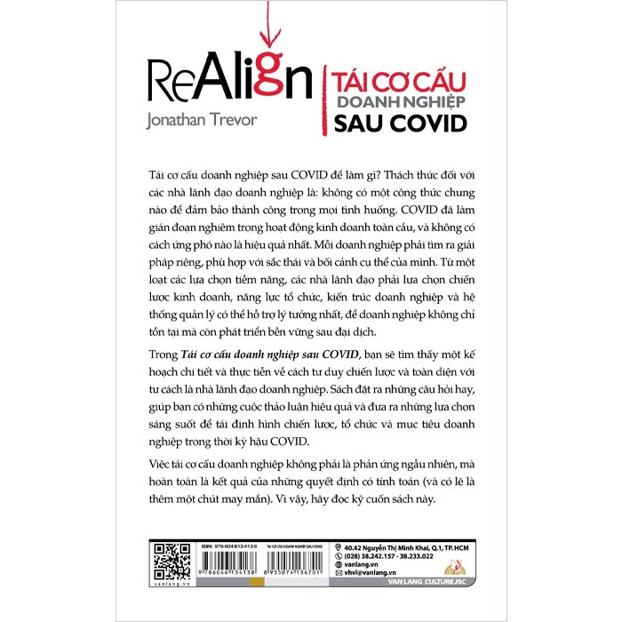 Sách Tái Cơ Cấu Doanh Nghiệp Sau Covid - Jonathan Trevor