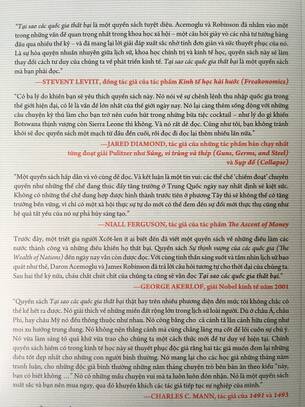 Tại Sao Các Quốc Gia Thất Bại (Tái bản 2021)