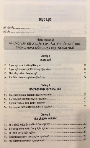 Sách-Tâm lý ngôn ngữ học trong hoạt động dạy học ngoại ngữ-Trần Hữu Luyến