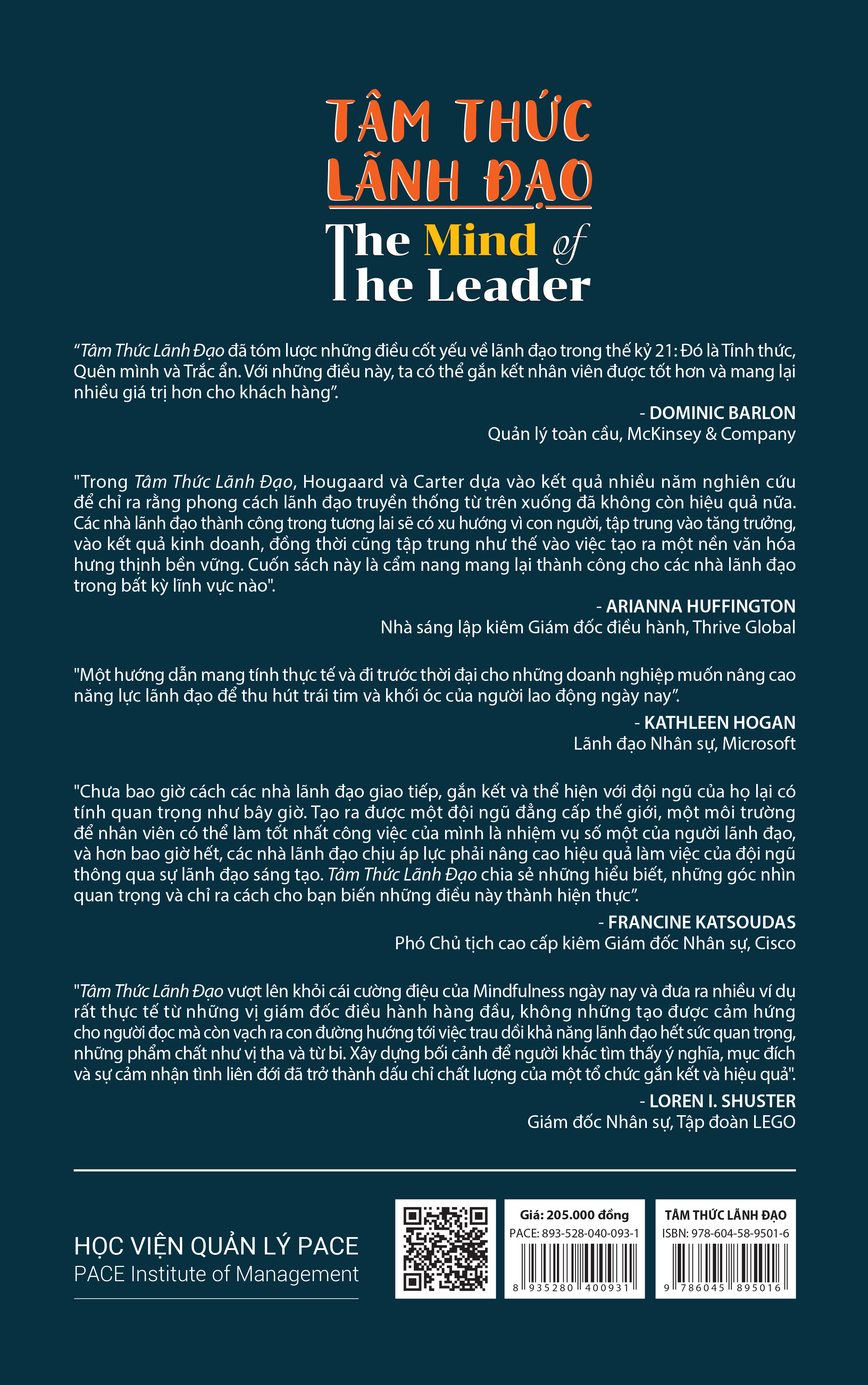 Sách Tâm Thức Lãnh Đạo (The Mind of The Leader) -  Rasmus Hougaard và Jacqueline Carter
