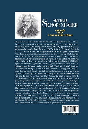 Sách Thế Giới Như Là Ý Chí và Biểu Tượng - Authur Schopenhauer (Tái bản 2024)