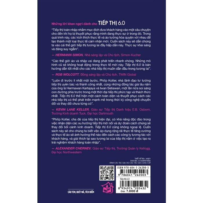 sách Tiếp Thị 6.0 - Tương Lai Là Toàn Nhập - Philip Kotler, Hermawan Kartajaya, Iwan Setiawan