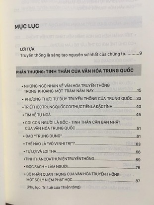 Tinh Thần Căn Bản Văn Hóa Trung Quốc