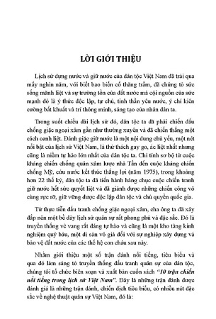 Sách 10 Trận Đánh Nổi Tiếng Trong Lịch Sử Việt Nam - Đặng Việt Thủy