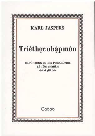 Triết học nhập môn Karl Jaspers