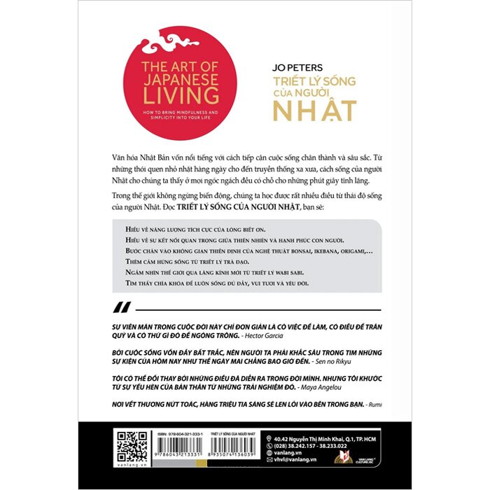 Sách Triết Lý Sống Của Người Nhật - Jo Peters