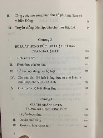 Triều Đại Hậu Lê Và Quyền Con Người Trong Bộ Luật Hồng Đức