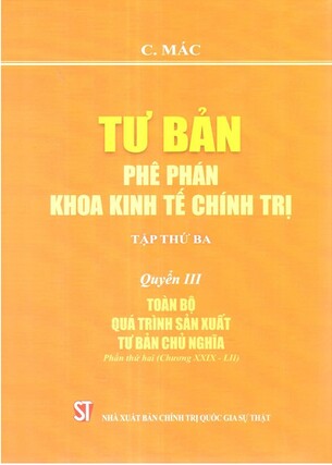 bộ tư bản luận; phê phán khoa kinh tế chính trị; Các Mác; Karl Marx