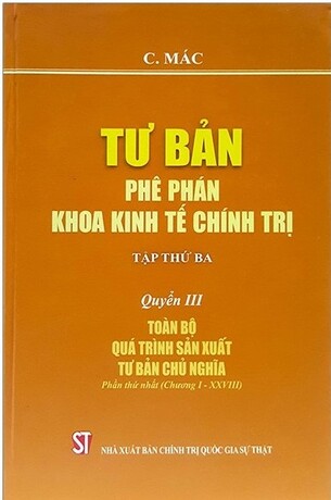 bộ tư bản luận; phê phán khoa kinh tế chính trị; Các Mác; Karl Marx