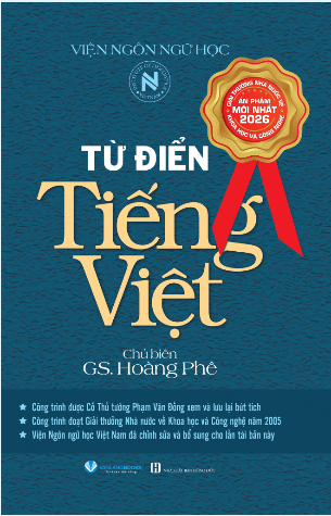 Từ Điển Tiếng Việt (Tái Bản 2026) - Hoàng Phê