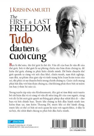 Tự Do Đầu Tiên Và Cuối Cùng - J. Krishnamurti