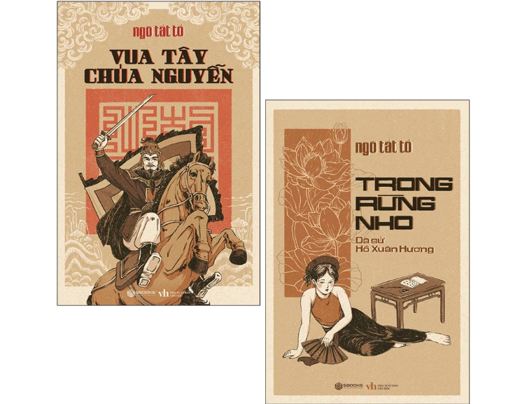 Combo (2 Cuốn Sách) Vua Tây Chúa Nguyễn + Trong Rừng Nho - Dã Sử Hồ Xuân Hương ( Ngô Tất Tố)