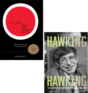Combo (2 Cuốn Sách) Số 0 (Zero) Tiểu Sử Một Phát Kiến Nguy Hiểm + Hawking Hawking (Câu Chuyện Về Một Huyền Thoại Khoa Học) Charles Seife