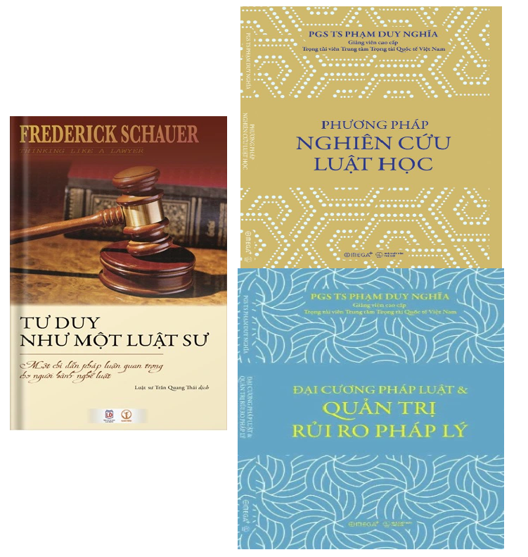 Combo (3 Cuốn Sách) Đại Cương Pháp Luật & Quản Trị Rủi Ro Pháp Lý + Phương Pháp Nghiên Cứu Luật Học + Tư duy như một luật sư