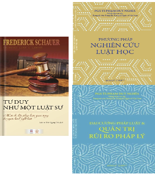 Combo (3 Cuốn Sách) Đại Cương Pháp Luật & Quản Trị Rủi Ro Pháp Lý + Phương Pháp Nghiên Cứu Luật Học + Tư duy như một luật sư