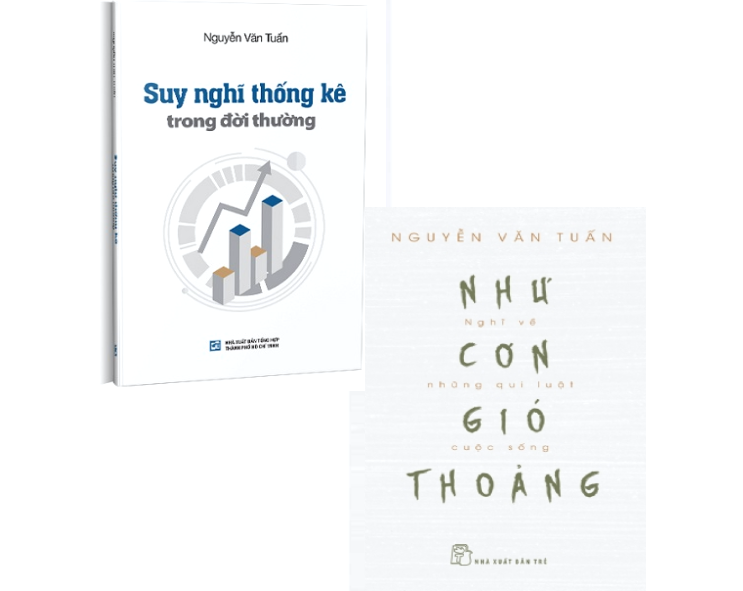 Combo 2 quyển Như Cơn Gió Thoảng - Nghĩ Về Những Qui Luật Cuộc Sống - Suy Nghĩ Thống Kê Trong Đời Thường - Nguyễn Văn Tuấn