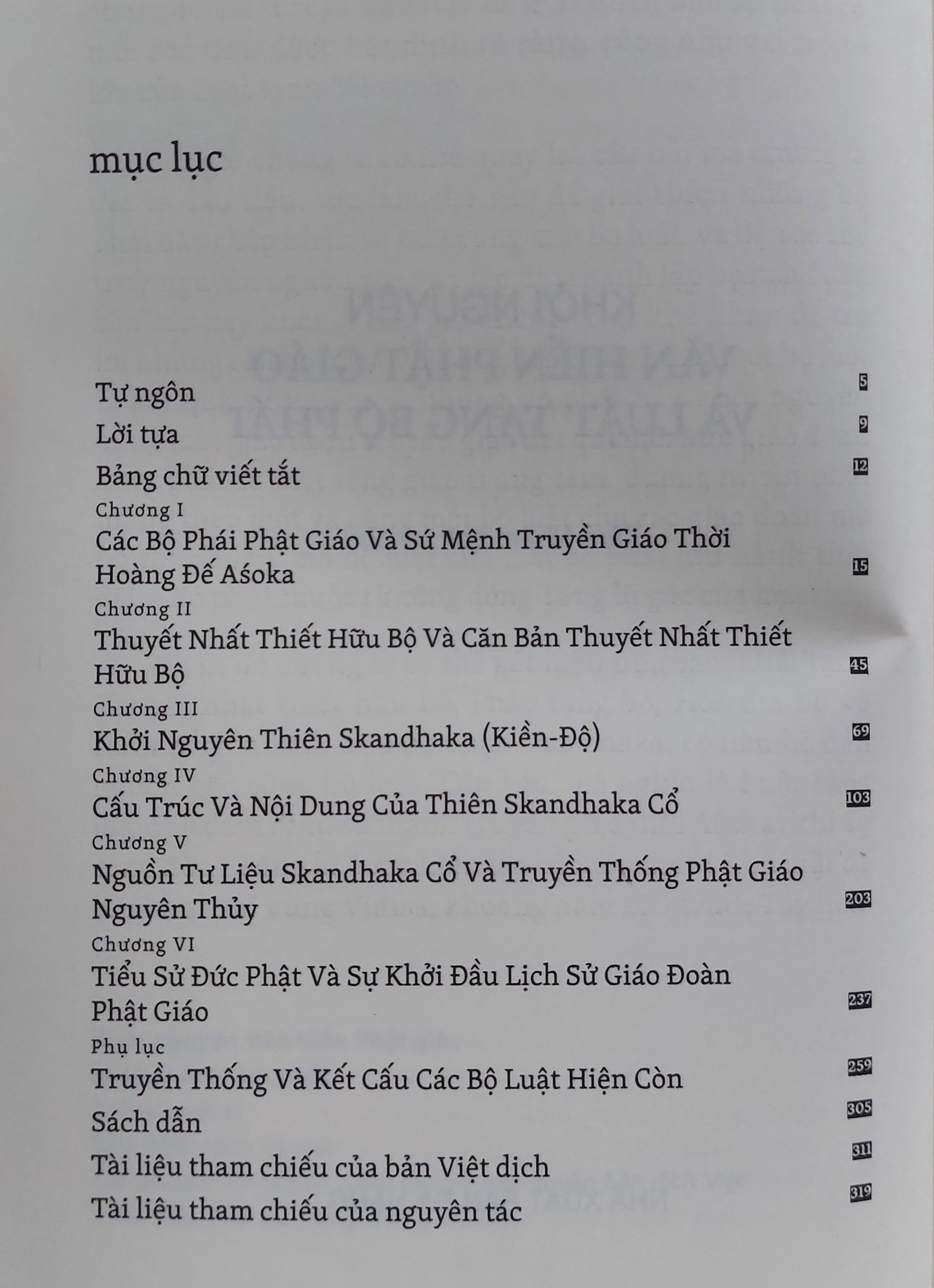 KHỞI NGUYÊN VĂN HIẾN PHẬT GIÁO VÀ LUẬT TẠNG BỘ PHÁI