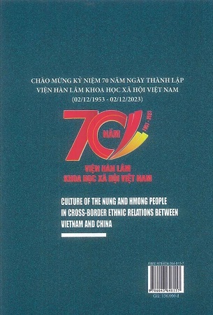 Sách Văn Hóa Của Người Nùng Và Người Hmông Trong Mối Quan Hệ Tộc Người Liên Biên Giới Việt Nam - Trung Quốc - Viện Dân Tộc Học - Trần Thị Mai Lan