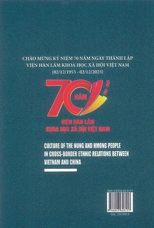 Sách Văn Hóa Của Người Nùng Và Người Hmông Trong Mối Quan Hệ Tộc Người Liên Biên Giới Việt Nam - Trung Quốc - Viện Dân Tộc Học - Trần Thị Mai Lan