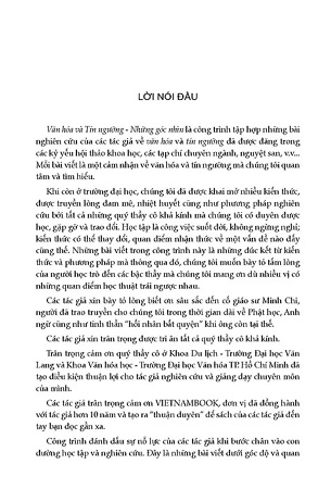 Sách Văn Hóa Và Tín Ngưỡng - Võ Văn Thành, Lê Thị Thanh Tâm