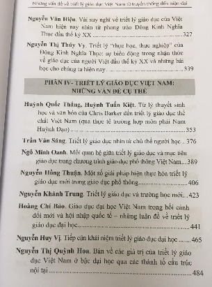 Những Vấn Đề Về Triết Lý Giáo Dục Việt Nam Từ Truyền Thống Đến Hiện Đại