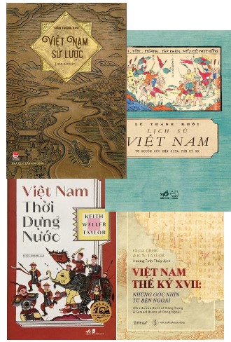 Combo 4 cuốn Việt Nam thời dựng nước - Việt Nam thế kỷ 17 - Việt Nam từ nguồn gốc đến giữa thế kỷ XX - Việt Nam sử lược