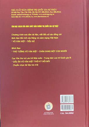 Võ Văn Kiệt - Một Nhân Cách Lớn, Nhà Lãnh Đạo Tài Năng Suốt Đời Vì Nước Vì Dân (Hồi Ký) - Nhiều tác giả