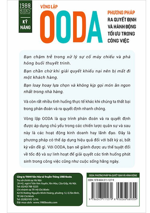 Vòng Lặp OODA - Phương Pháp Ra Quyết Định Và Hành Động Tối Ưu Trong Công Việc - Hiroyuki Irie