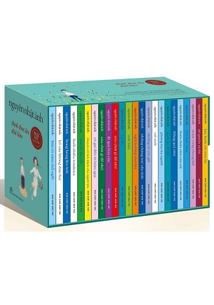 Boxset 24 cuốn - Thời thơ ấu dài lâu - Phiên bản tươi mới với hộp xanh ngọc ngọt ngào - Nguyễn Nhật Ánh