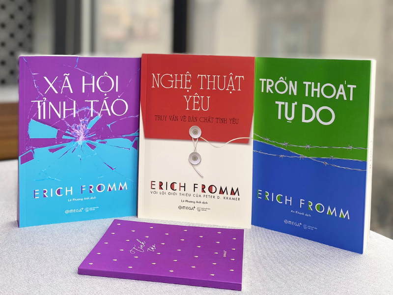 Combo 3 cuốn: Yêu Tỉnh Táo Của Erich Fromm