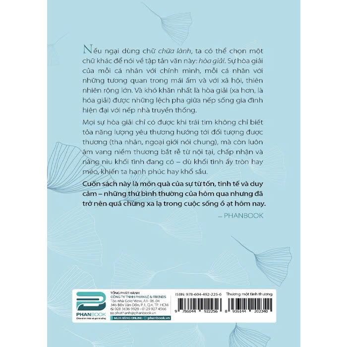 sách Thương Một Tình Thương - Trần Lê Sơn Ý