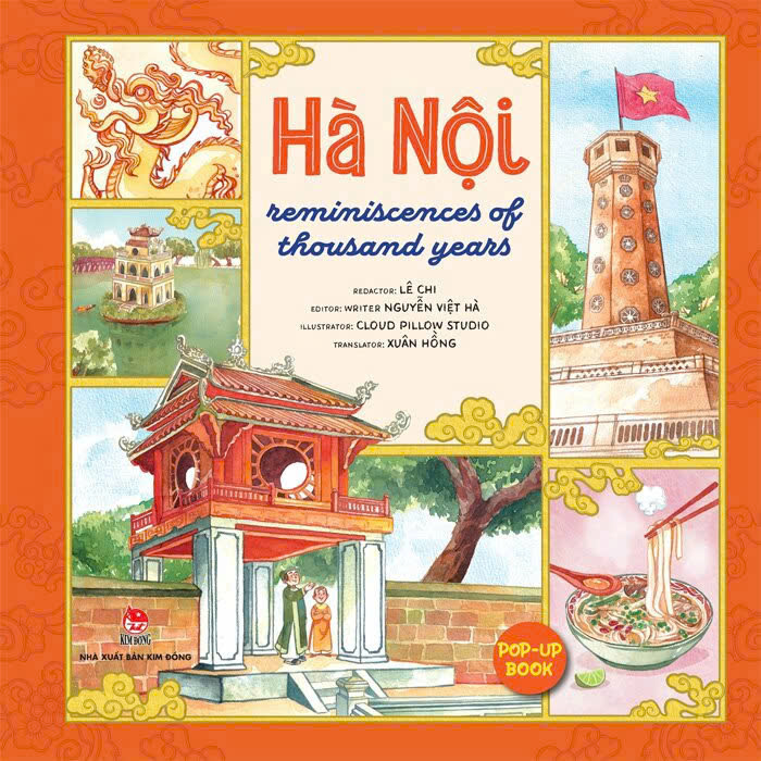 Combo (2 cuốn sách) Hà Nội Ngàn Năm Kí Ức (Sách Pop-Up) - Hà Nội - Reminiscences Of Thousand Years (Pop Up - Book) - Lê Chi, Nguyễn Việt Hà, Cloud Pillow Studio