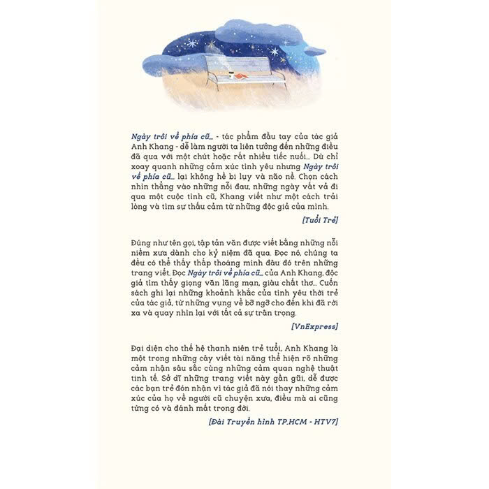 sách Ngày Trôi Về Phía Cũ (Ấn Bản Kỷ Niệm 12 Năm Phát Hành) - Anh Khang