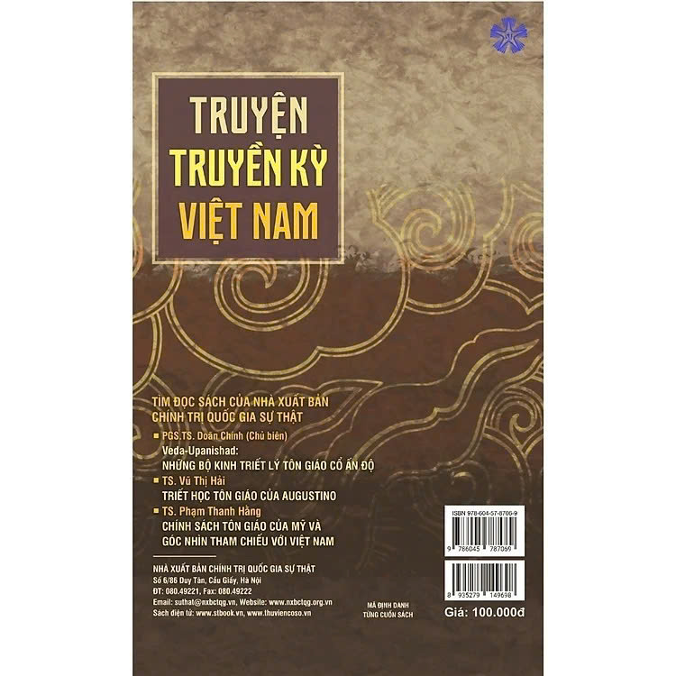sách Truyện Truyền Kỳ Việt Nam - Nguyễn Ngọc Khánh & Nguyễn Quang Ân (Sưu tầm, tuyển chọn)