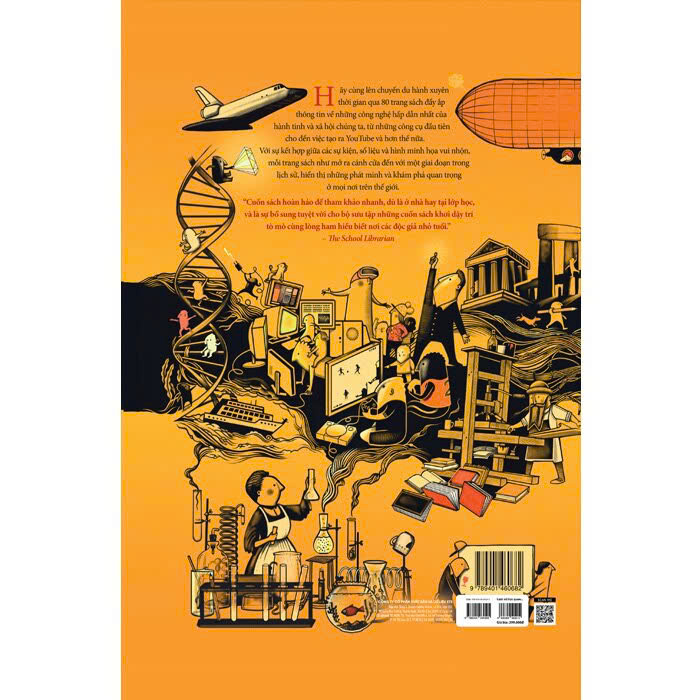 Sách Timeline - Lược Sử Trực Quan Về Khoa Học Và Công Nghệ (Bìa Cứng) Peter Goes