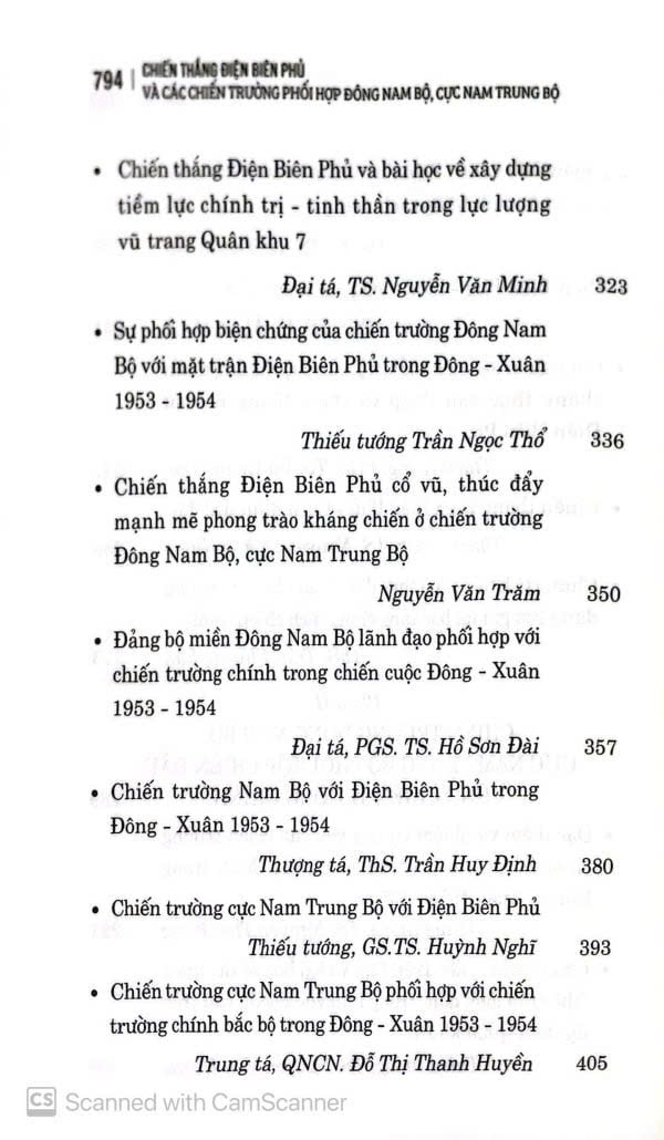 Sách Chiến thắng Điện Biên Phủ và các chiến trường phối hợp Đông Nam Bộ, cực Nam Trung Bộ (Đảng ủy - Bộ Tư lệnh Quân khu 7)