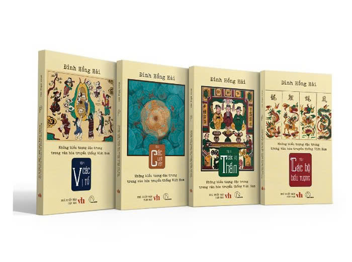 Bộ Sách Những Biểu Tượng Đặc Trưng Trong Văn Hóa Truyền Thống Việt Nam (Bộ 4 tập): Các bộ biểu tượng, Các vị thần, Các linh vật, Các vị tổ  (Đình Hồng Hải)