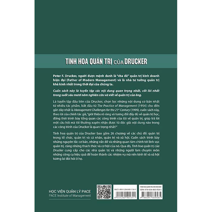 Sách Tinh Hoa Quản Trị Của Drucker (Bìa Cứng) Peter F. Drucker